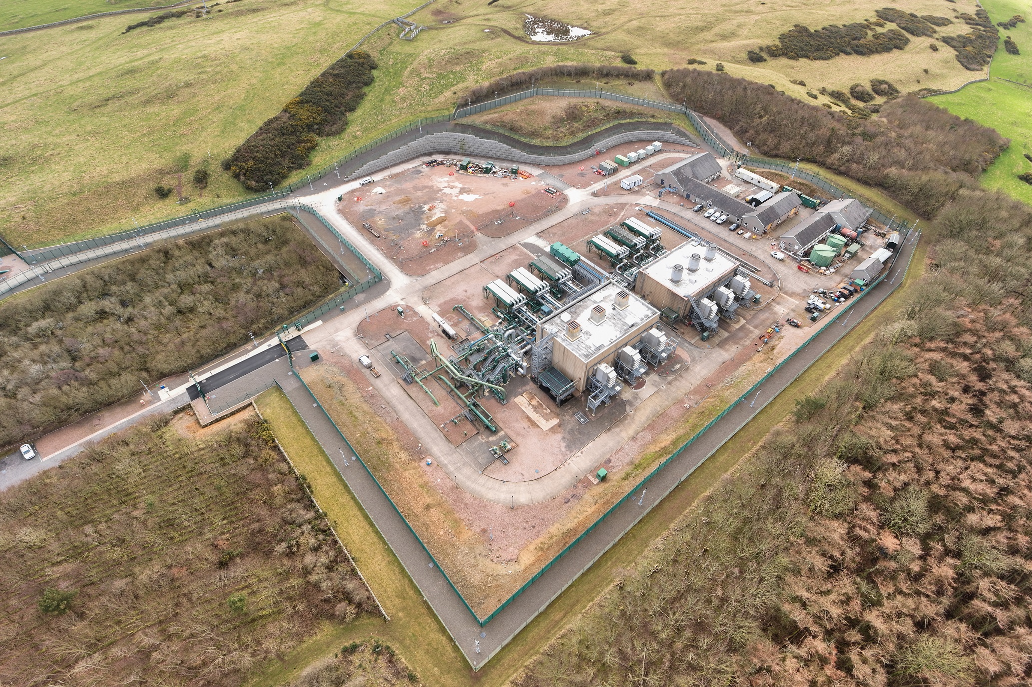 Drone shot for south west scotland