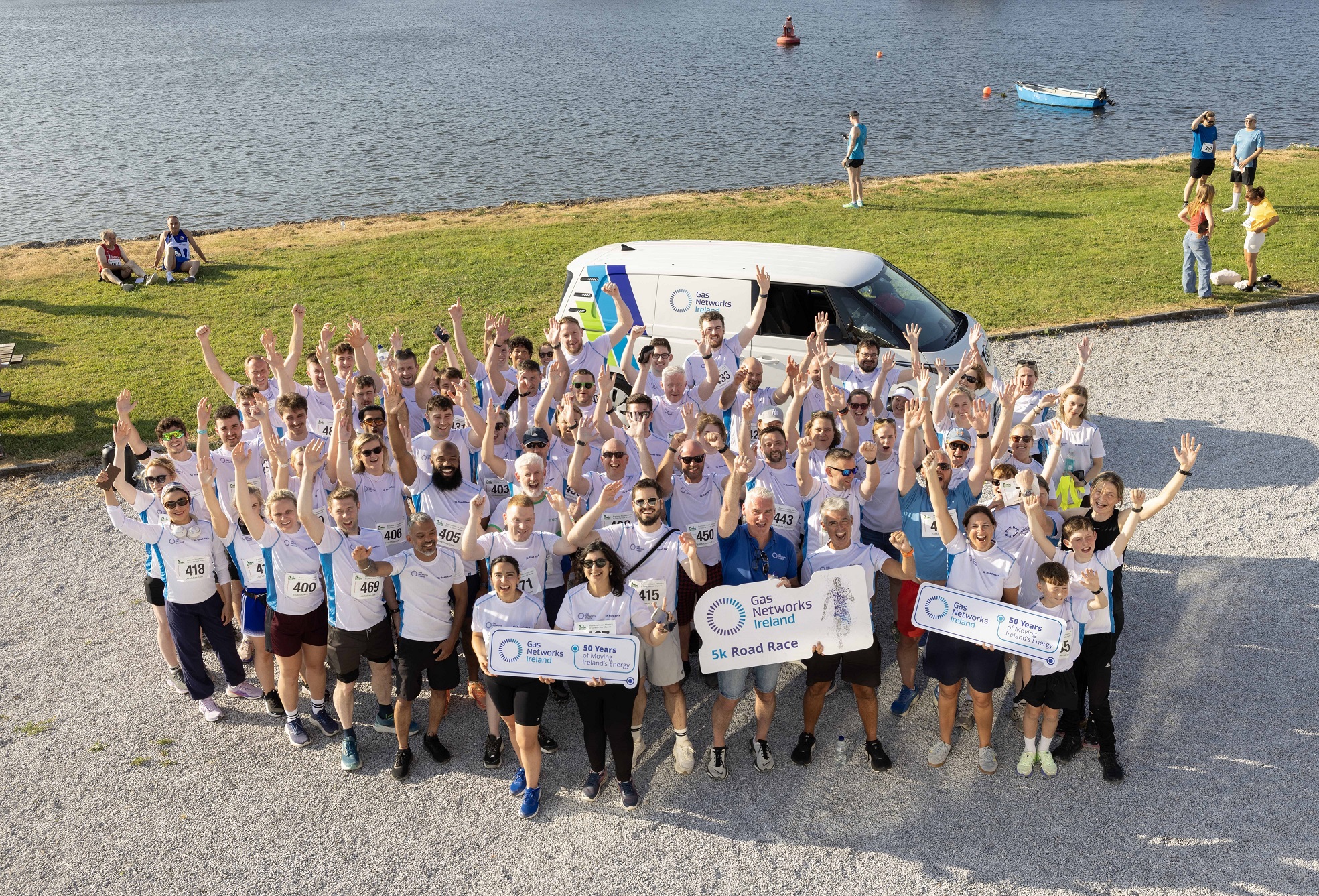 GNI team at the race